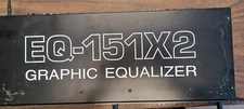 RackRider EQ-151 X2  Dual  Band  Stereo Graphic Equalizer