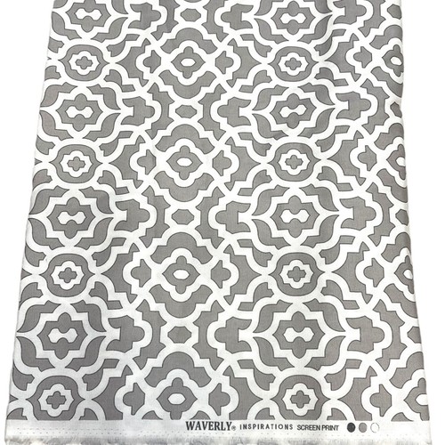 Waverly Inspirations Screen Print Fabric - 3 Yards 45" Wide Geometric Pattern - Picture 4 of 4