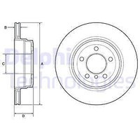 2X Delphi BG4937C Bremsscheibe FüR BMW