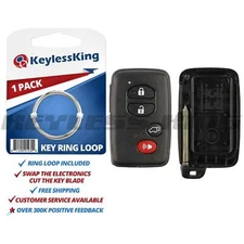 Keyless Entry Remote Key Fob Shell Case for Toyota Highlander Rav4 Venza FR-S