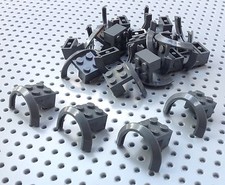 50745 Dark Red x2 Lego Bracket 2x2 with Wheel Arch Tall