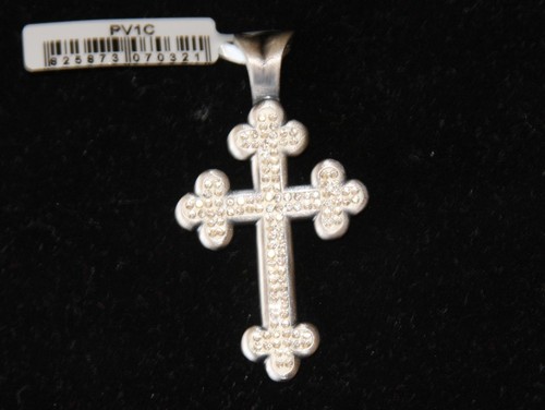BICO Australia's BLANIK Cross (PV1C) Pave series pendant with Swarovski crystals - Picture 3 of 3