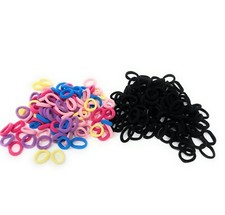 200 Pcs Baby Hair Ties, Cotton Toddler Hair Ties for Girls and Kids, Multicolor