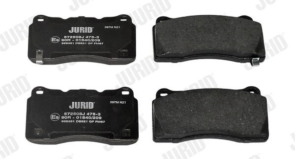Kit plaquettes de frein JURID 572508J pour conduite hivernale Subaru