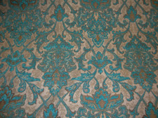 Marina damask Chenille Drapery Upholstery fabric by the yard 57" Wide