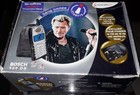 JOHNNY HALLYDAY BOSCH ITINERIS BOITE CD ETUI CUIR SIGNE . ATTENTION TELEPHONE HS