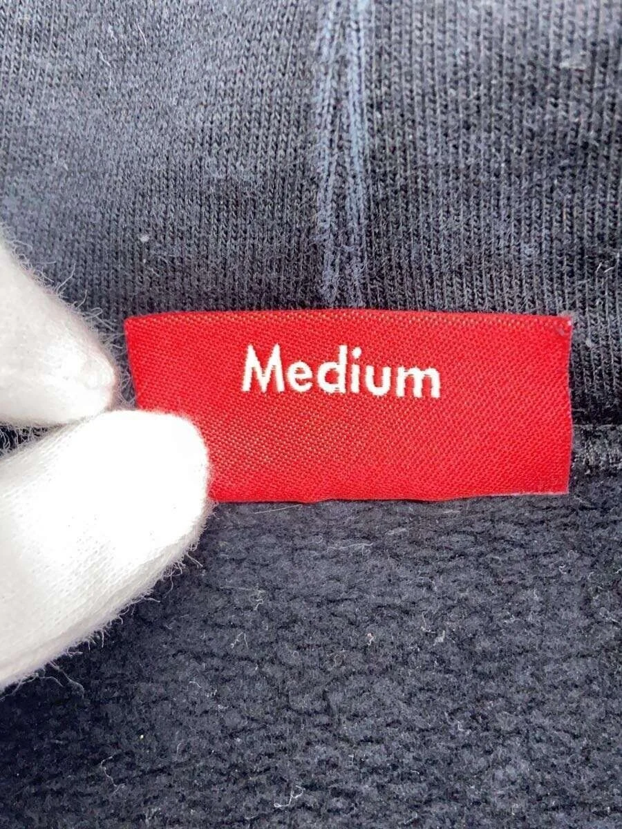 Felpa Supreme con cappuccio M cotone nero usata