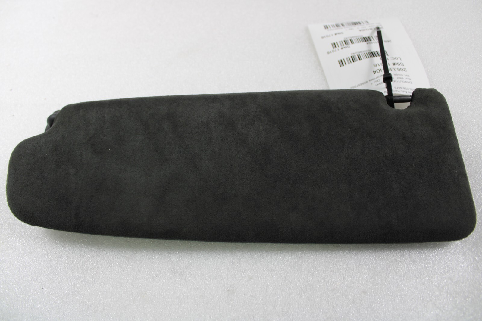Lamborghini Gallardo Coupe, RH Sun Visor, Black, Alcantera, Used, P/N 408857552