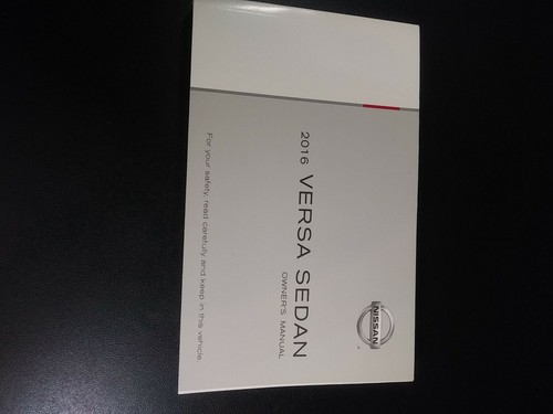 16 2016 OEM Nissan Versa Sedan owners manual w\case FREE SHIPPING - Picture 3 of 5