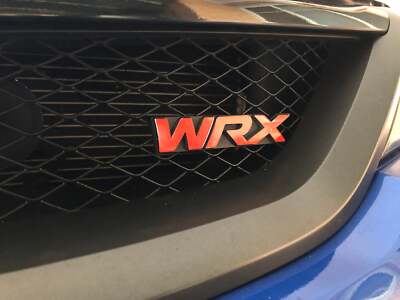 Front Grille Logo Overlay - For Subaru WRX 2009-2014