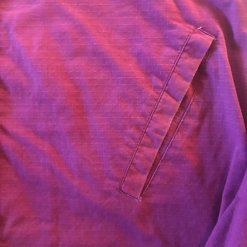 Vintage FA F*cking Awesome SH*T Cotton Ripstop Coach Jacket Size L Maroon 2015 image 10
