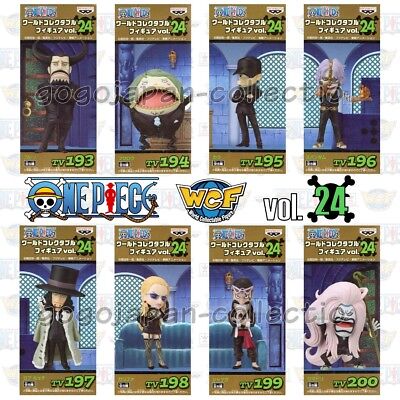 One Piece Wcf World Collectable Figure Vol 24 Cp9 Complete Set Ebay