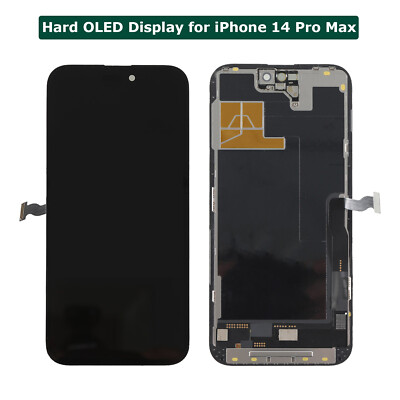 Hard OLED For iPhone 14 Pro Max LCD Display+Touch Screen Digitizer Replacement