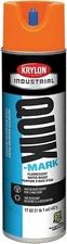 Krylon Industrial Quik-Mark Wb Inverted Marking Paint Fluorescent Orange, Lot...