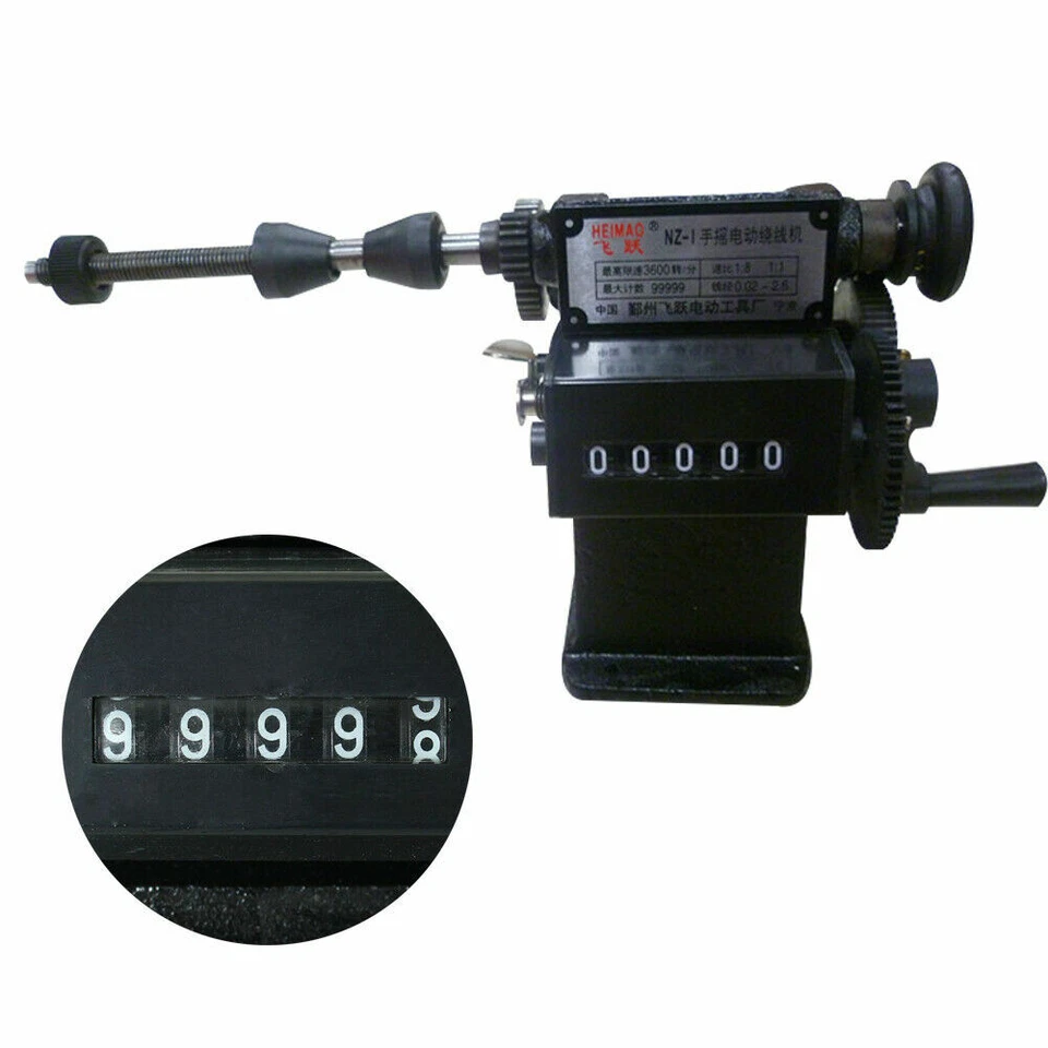 Dual purpose Manual /Coil Winder Hand Coil Winding Machine 0-99999 USA SALE - Image 2 of 4