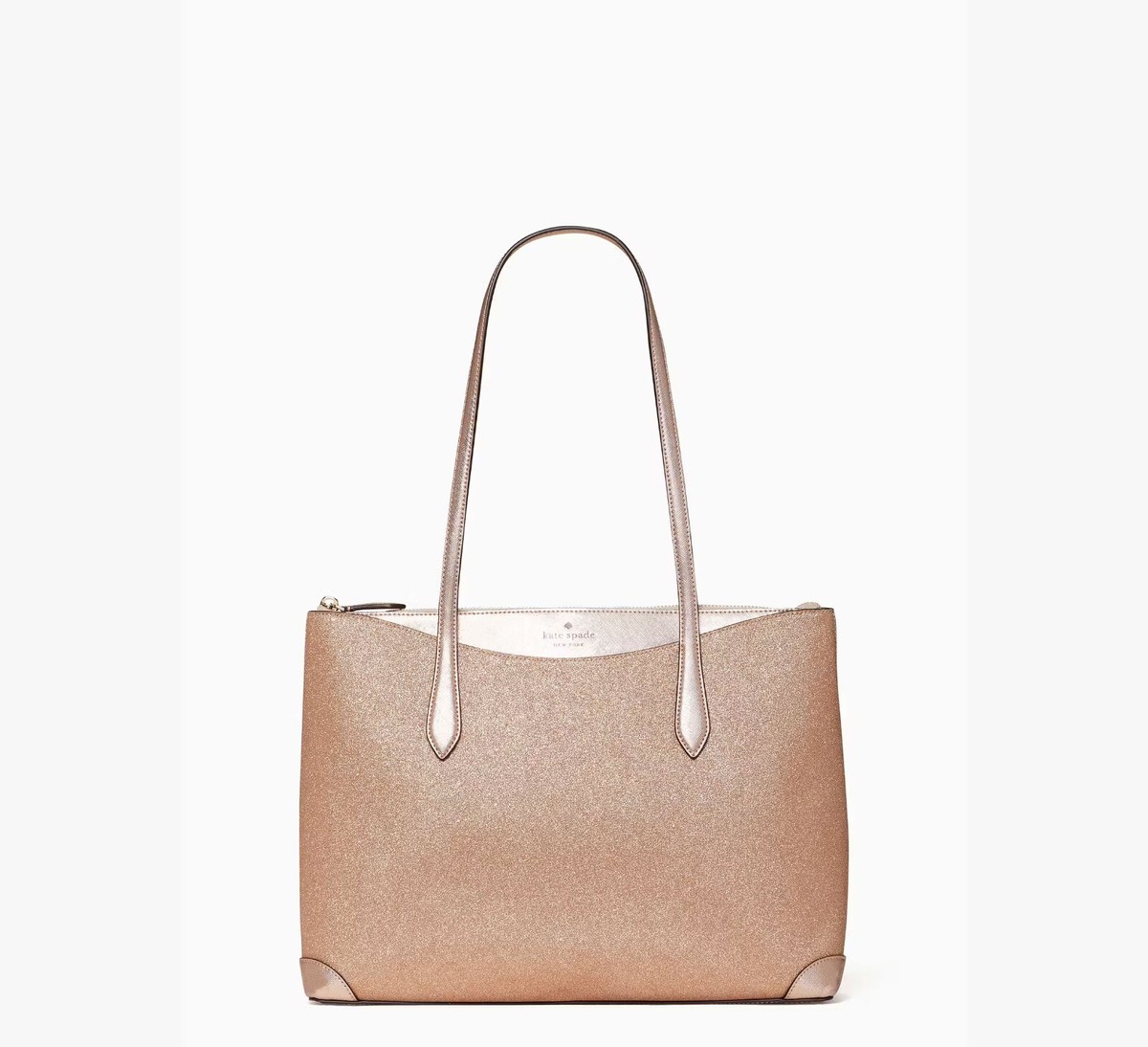kate spade NEW YORK - smir Kate Spade New York Lola Glitter Shimmy Glitter Tote Large