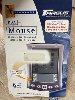 Targus 2002 PDA Mouse Conversion Kit W Software Vintage Palm OS & More Rare!