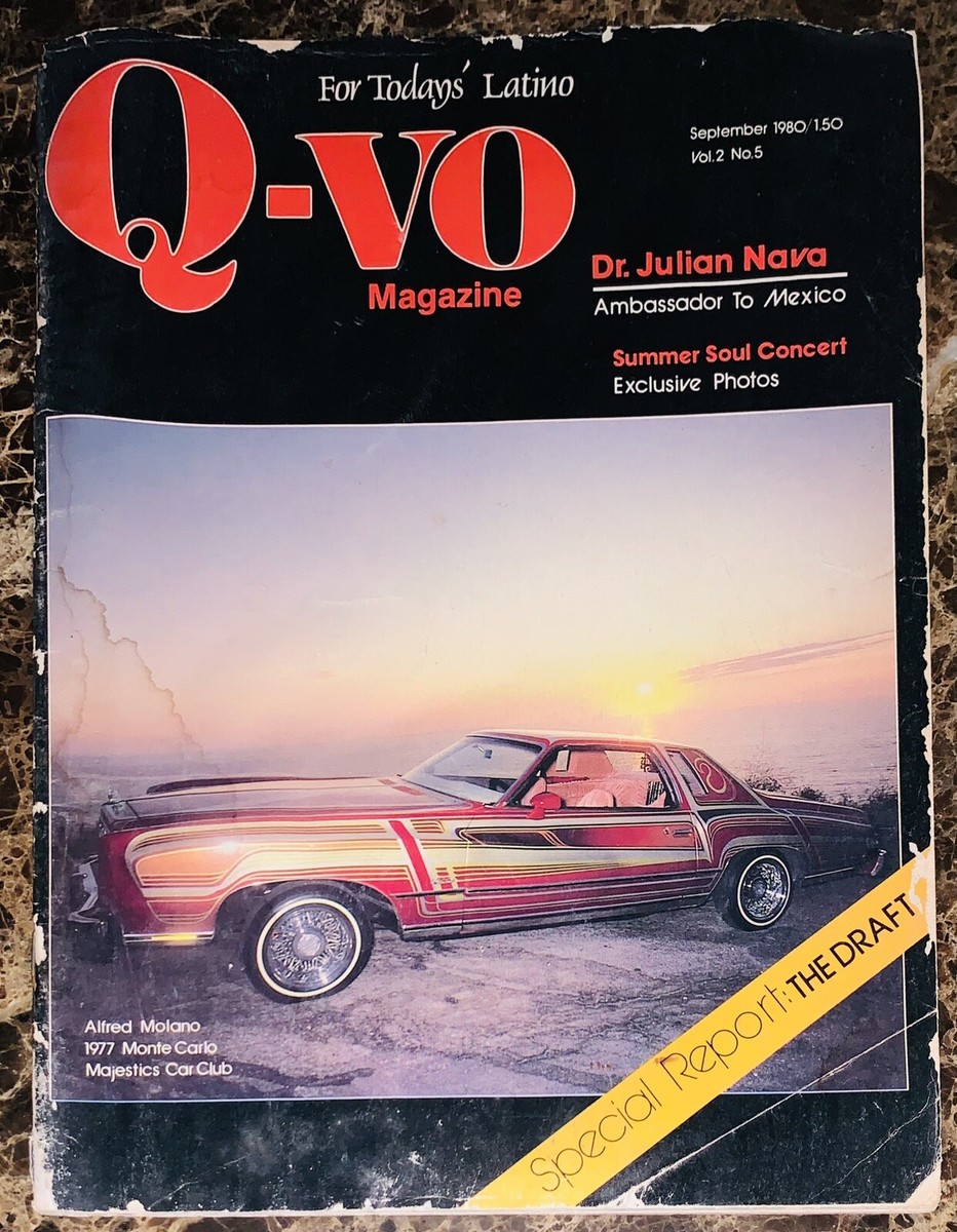 Q-VO Magazine Volume 2 Issue 5 September 1980 Rare Lowrider