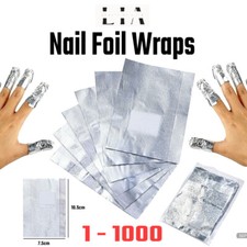 NAIL FOIL GEL WRAPS SMALTO RIMOZIONE SOAK OFF UV LED RIMOZIONE ACRILICO *NO ACETONE* 