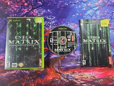 Enter the Matrix (Microsoft Xbox, 2003) Complete w/ Manual 