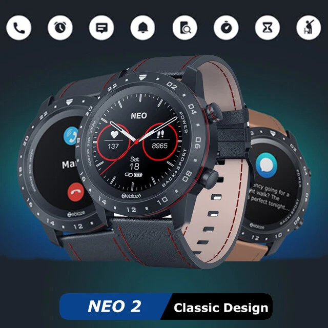 2 smart watch Health Fitness Waterproof Battery Life Classic Design Android IOS