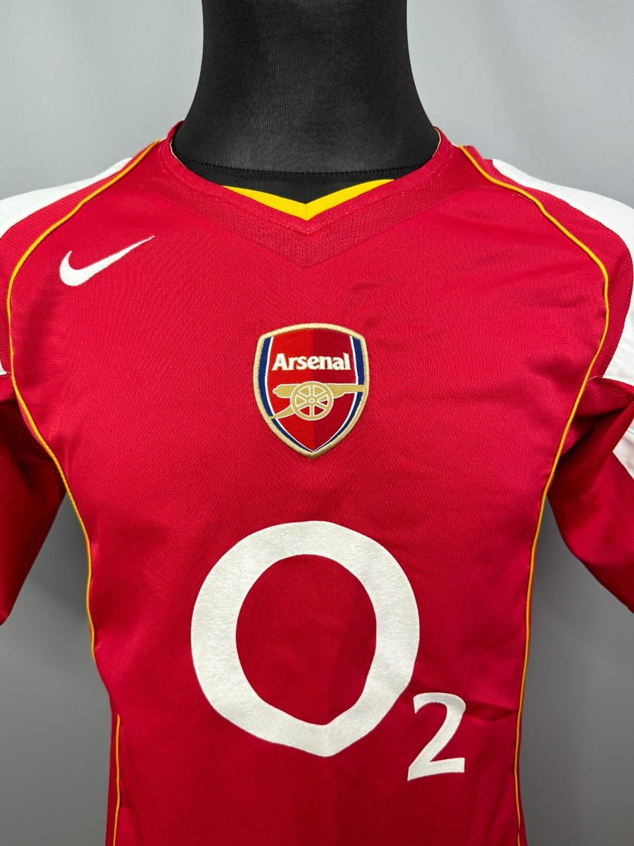 O*L様 Nike Arsenal 2004-2005 サッカーユニフォーム Nike ARSENAL 2004 2005 VINTAGE Football Away Shirt Soccer