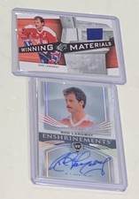 Rod Langway Capitals The Cup Signed /99 & SPX Dual 2 Color Jersey (2) Card Lot!