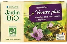 Jardin Bio - Infusion Ventre Plat Menthe Anis Mauve Réglisse 30G - Lot De 4
