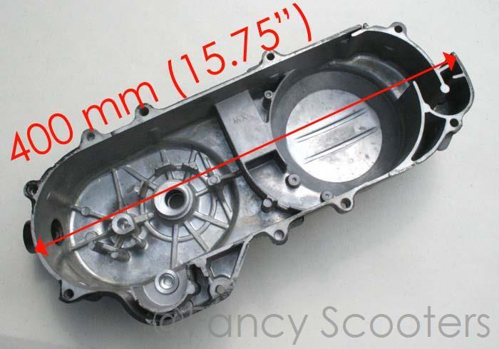 50CC CHINESE SCOOTER SHORT CASE CVT COVER WITH KICK START KIT ALL