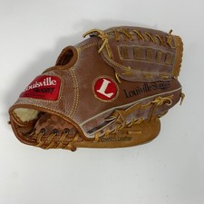 Louisville Slugger The Softballer HBG9 Brown Leather Glove 13.5 RHT Throw- As Is