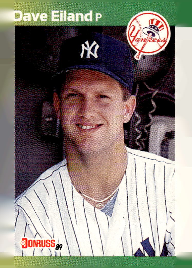 1989 Donruss #481a Dave Eiland