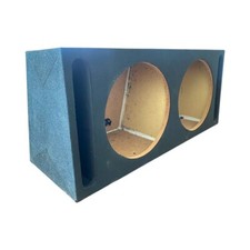 Hatchback Dual 12 Ported Subwoofer Box Enclosure For Car Audio -Black
