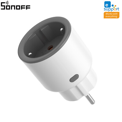 SONOFF S60 WIFI Smart Steckdose 16A Schalter APP Leistungsmessung Adapter Timer