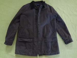 Lands End Brown Barn Coat Women S Medium 10 12 Plaid Lined Field