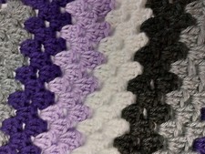 New Handmade Crocheted Baby Bassinet Cradle Receiving Blanket Granny square