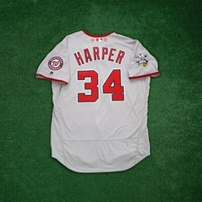 Bryce Harper 2016 MLB Authentic On-Field All Star Flex Base Grey Game Jersey