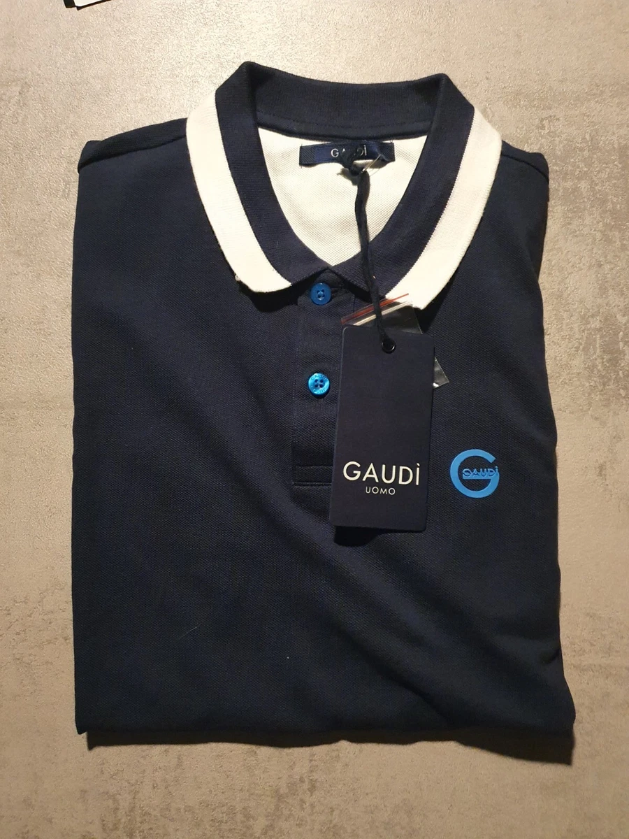 GAUDI T SHIRT POLO UOMO TG S MCOL. BLU EURO 19.00 DA OUTLET
