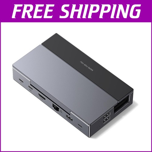 9-in-1 USB C Docking Station for Steam Deck with 4K@60Hz HDMI & Fast Charging