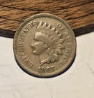 1867 indian head Cent penny
