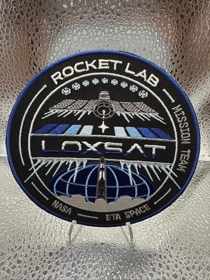 Rocket Lab Satellite Mission Team Patch  LOXSAT  NASA ETA Space