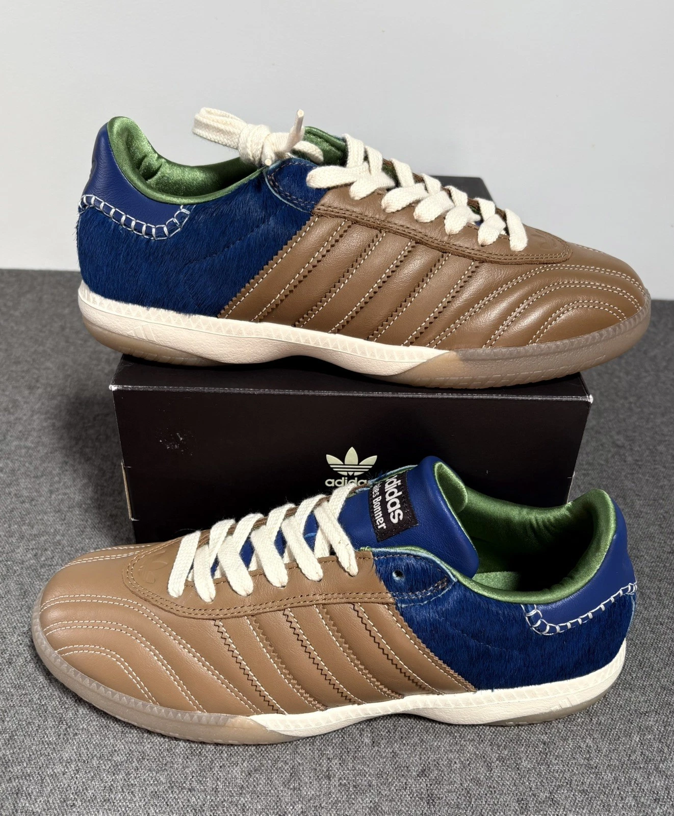 ADIDAS x Wales Bonner Samba Millennium Men's Brown UK 8.5 Trainers IF6704