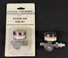 Central Pneumatic Air Regulator 160 PSI Gauge #36797 New & Loose Lot