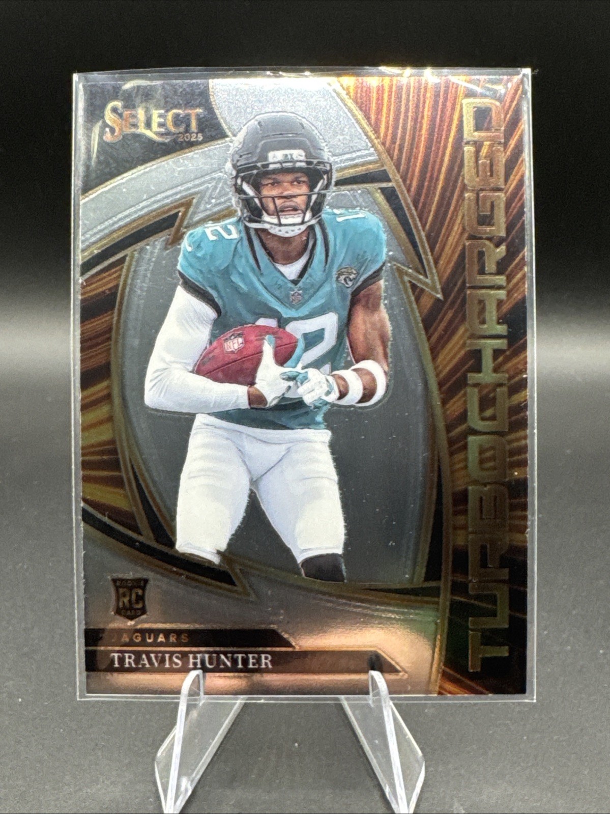 2025 Panini Select - Turbocharged Travis Hunter #11 (RC)