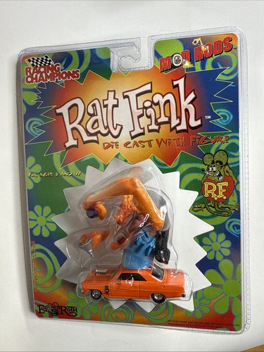 Racing Champions Mod Rods Rat Fink Diecast Figure Ed Roth NOS 2000 ...