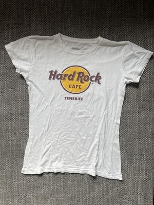 Tshirt Hard Rock Cafe Teneriffa weiß Gr.S Damen