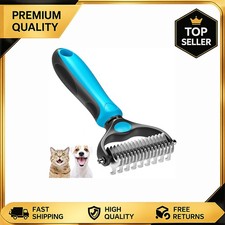 Pet Grooming Brush Dog Grooming Rakes Tool for Mats & Tangles Removing