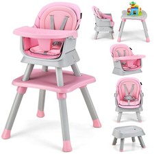 8 in 1 Baby High Chair, Convertible Highchair for Babies and Toddlers/Table a...