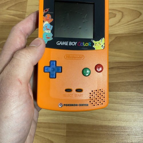 Nintendo Game Boy Color Pokemon Center 3rd Anniversary Edition- Orange Working - Picture 7 of 17