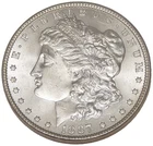 1887 Morgan Silver Dollar Philadelphia Mint BU Uncirculated Lustrous Coin