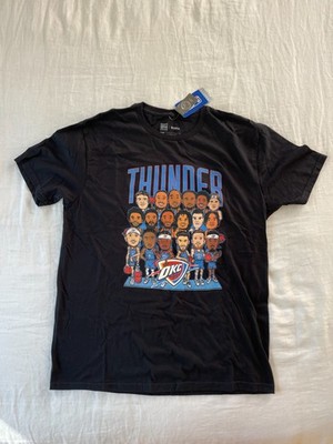 OKC Thunder 2025 NBA Finals Team Caricature Shirt - SGA, Jalen Williams, Chet-L